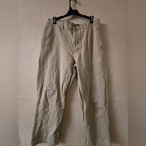 Eddie Bauer Other - Eddie Bauer Men's Khaki Chinos With Flannel Lining